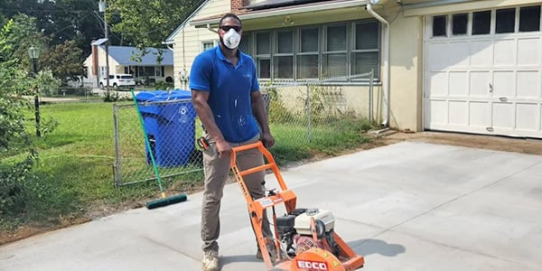 Concrete driveway installation 2