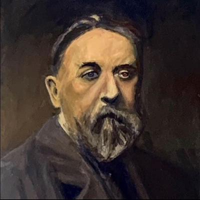Painting of Sargent’s portrait