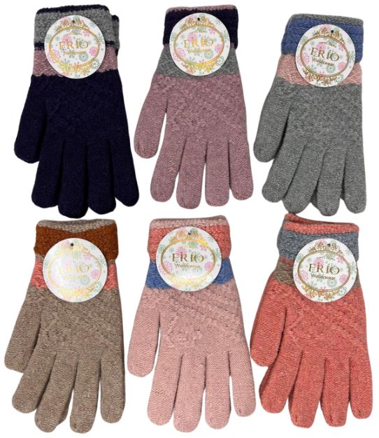 GL-352
WOMEN GLOVES ASSORTED COLORS
8011282323529
360 CS PACK
