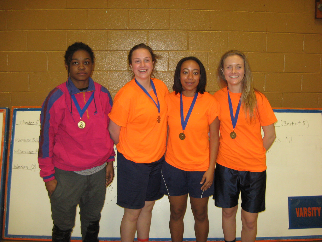 Girls Winners: Orange Peels