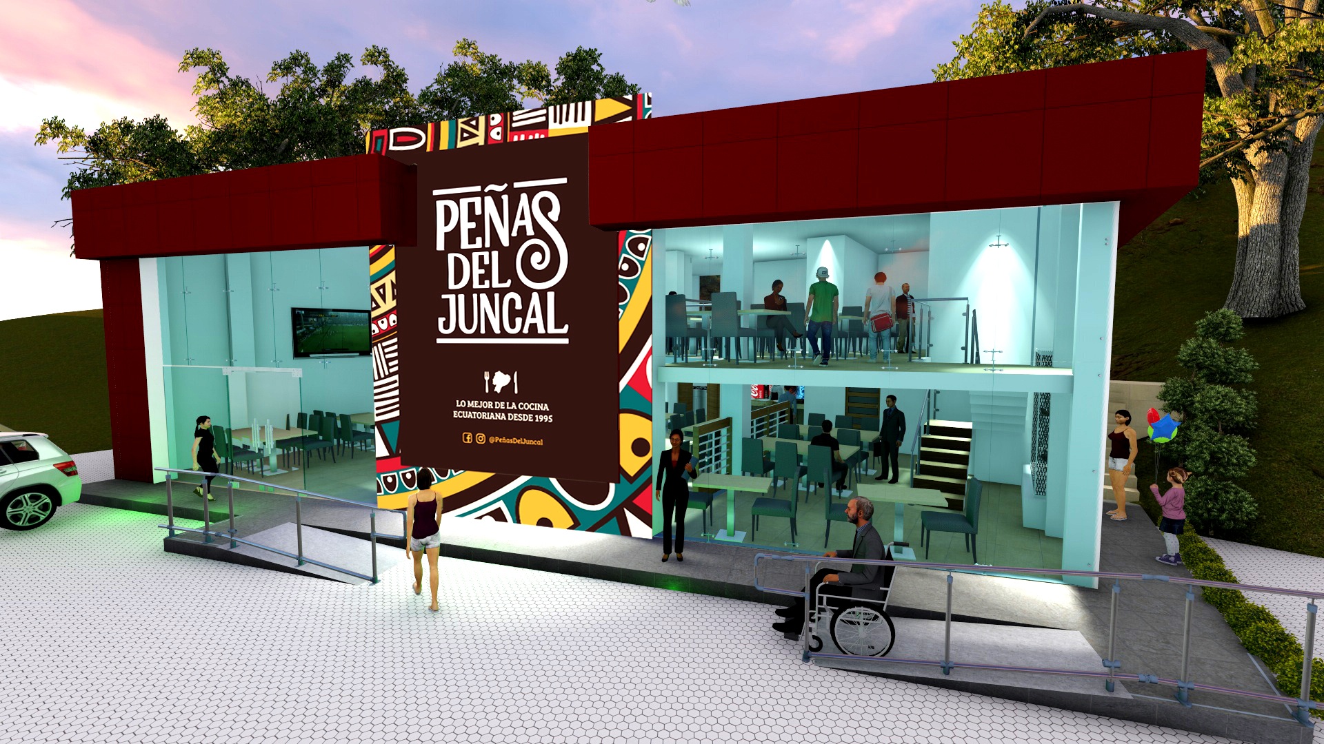 Proyecto Nuevas Instalaciones Peñas del Juncal Restaurant