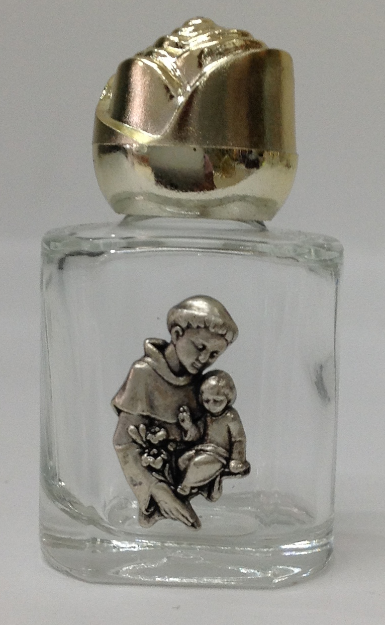 BOTELLA CON IMAGEN DE SAN ANTONIO DE PADUA