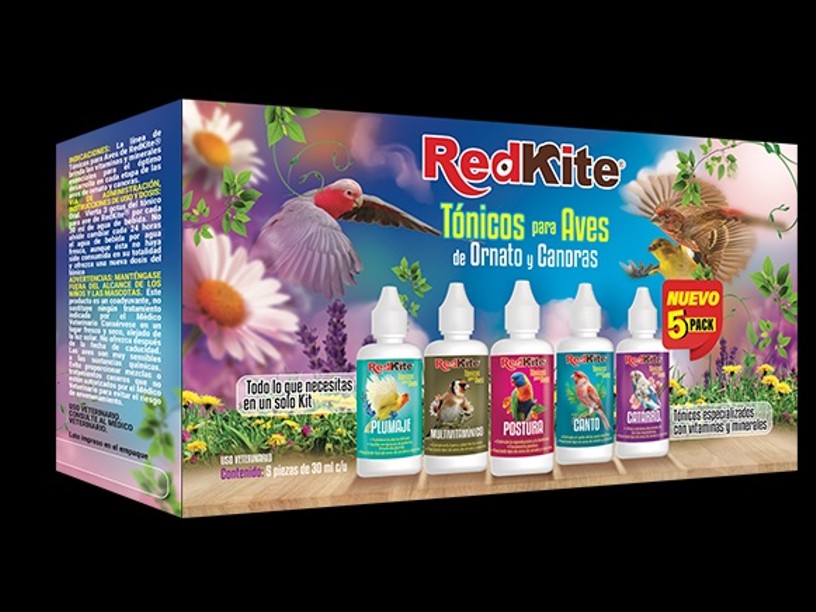 FL4050 REDKITE TONICO 
DE AVES - 5 PIEZAS SURTIDO