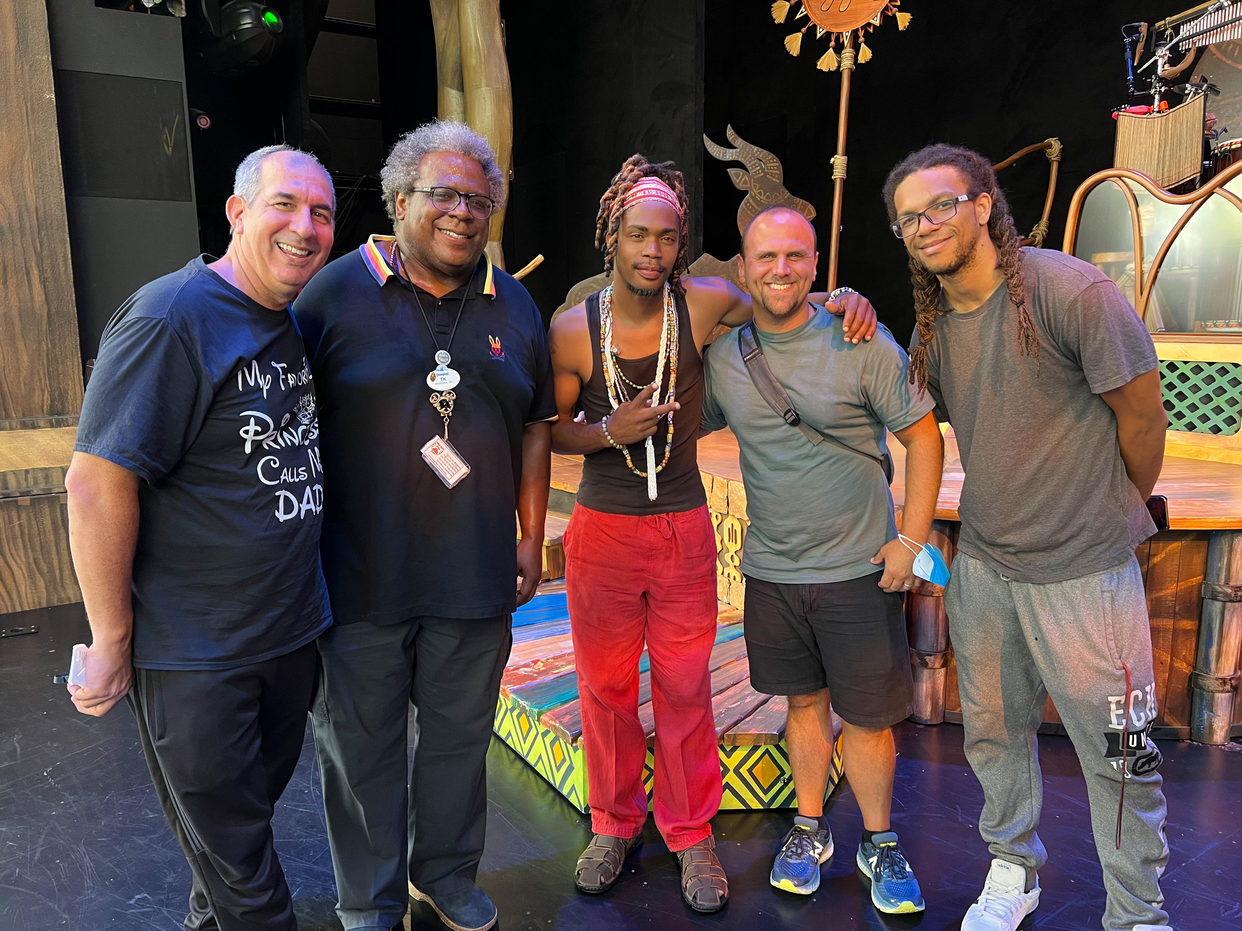 Daddy met the drummers