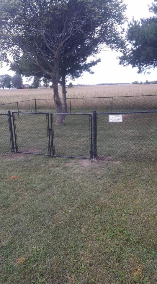 Chain Link Fence With Gate