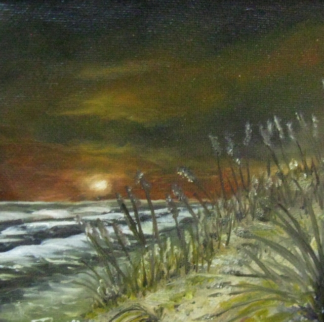 Pankiw, Dune Sunset, 6" x 6" Oil