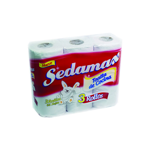 Toallas Cocina Sedemax 3 Rollos
