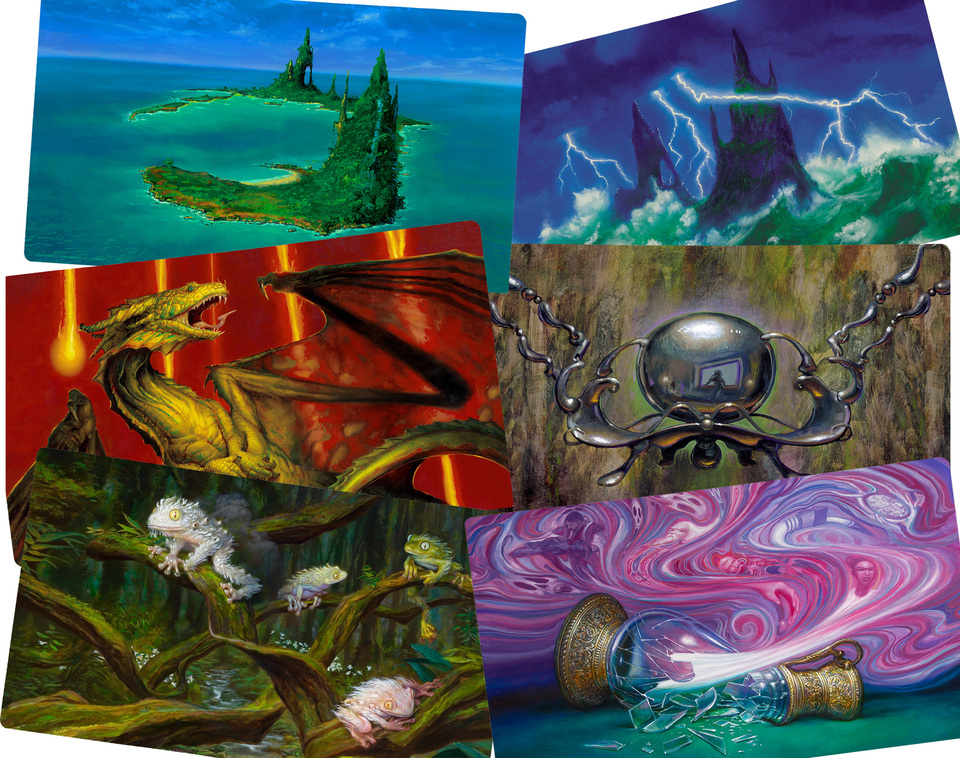 MTGプレイマット　Spore Frog Family Sporefrog Family by DonatoArts on DeviantArt