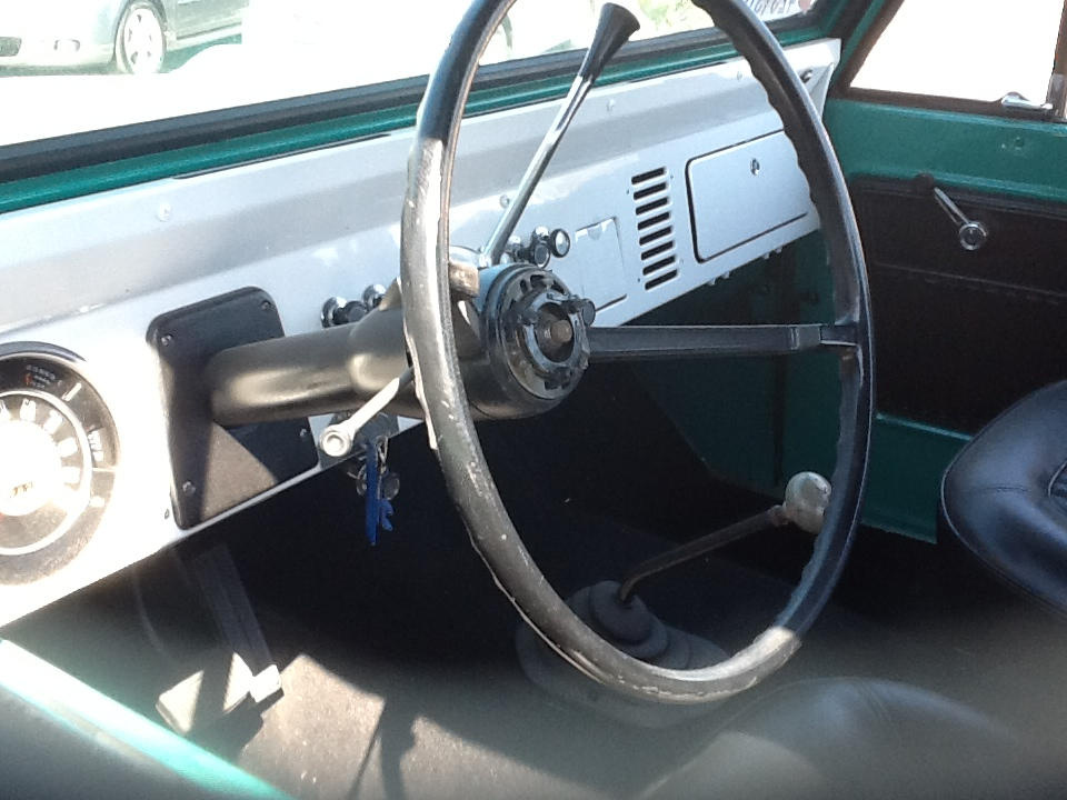 Will get a new steering column and steering wheel