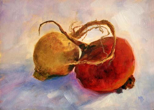 The Lovers - 5"x7" Oil on Canvas Pane SOLD