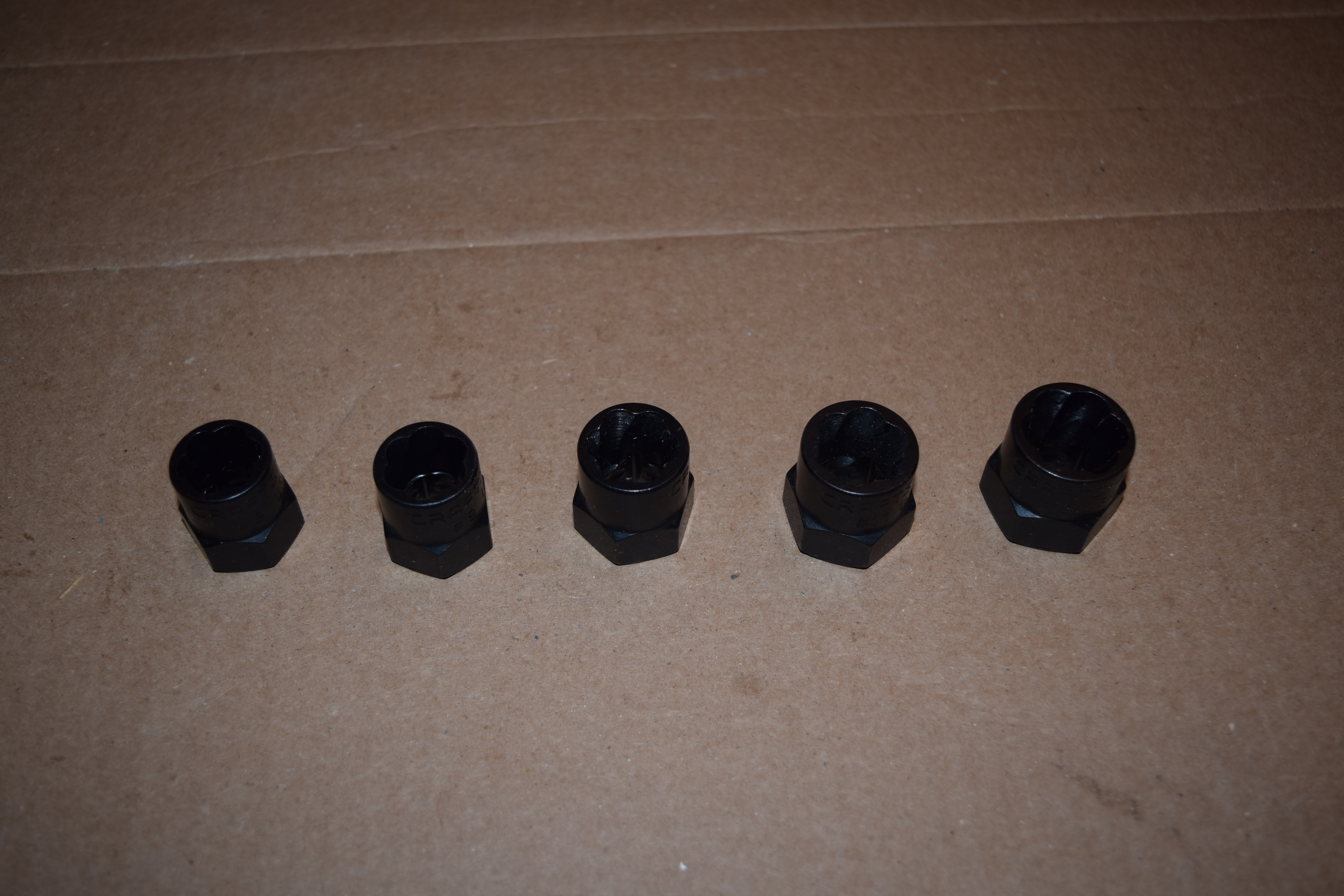 1/2” Drive Impact Sockets for ?Lug Nuts? (x5;  #8, 9, 10, 11, 13, by Craftsman) 