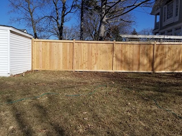 Picket Wood Fence