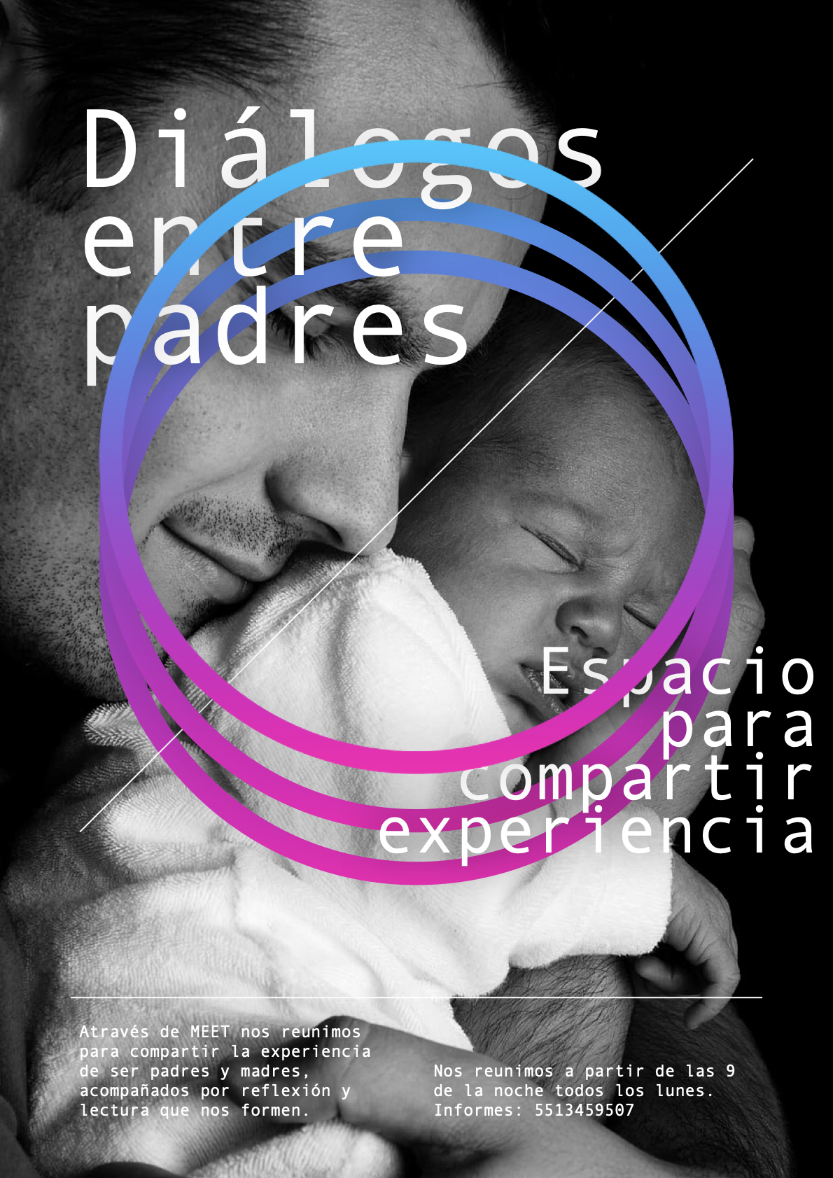 Participa en el grupo para padre. Es virtual a través de zoom. Se trata de un espacio de acompañamiento y apto para compartir experiencias.