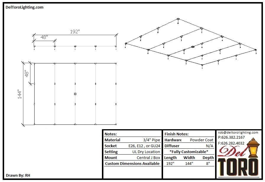 995P-Hanging Pipe Grid