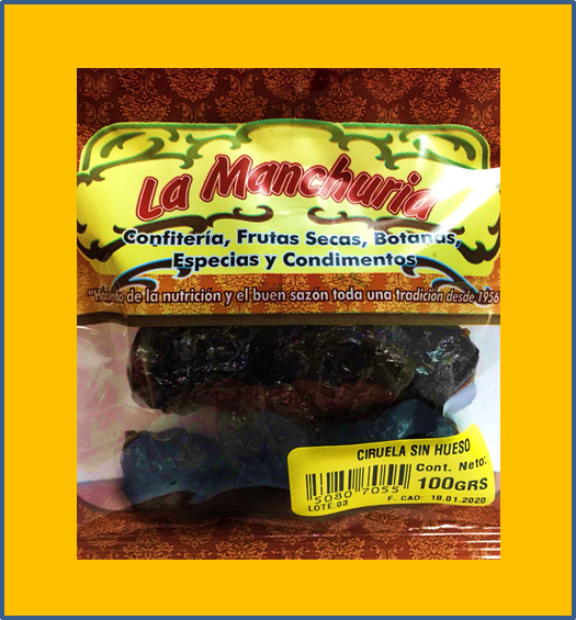 CIRUELA SIN HUESO
100 GRS