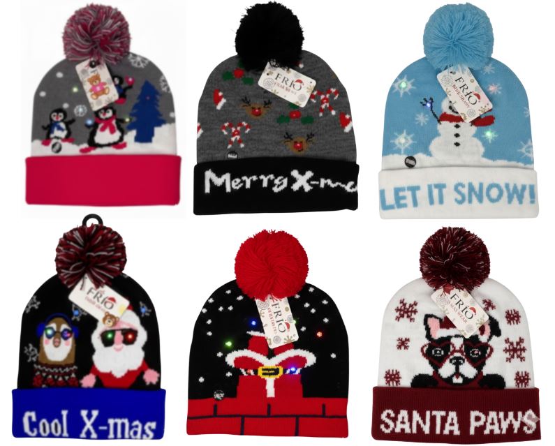 KB-XMAS
KIDS CHRISTMAS LIGHT UP BEANIE
812462033560
144 CS/PACK