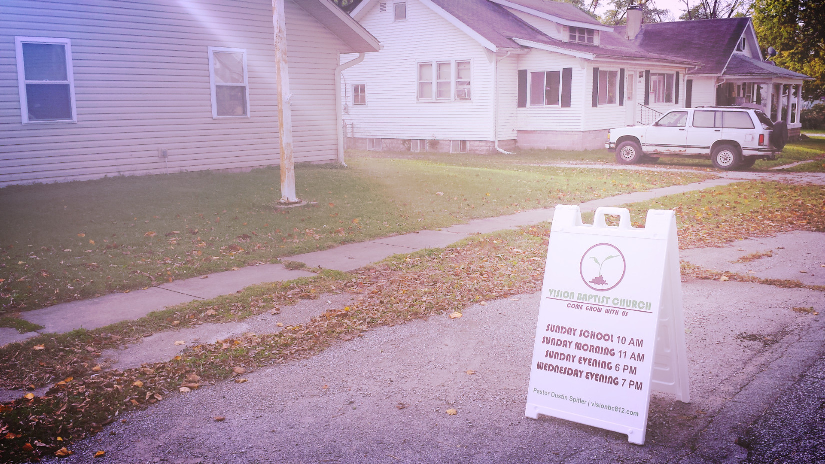 Our new church sign!