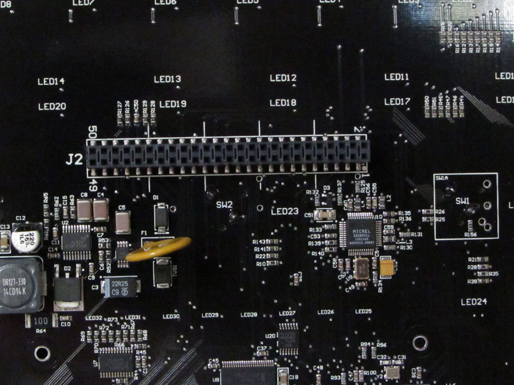 Close up of printed circuit board 3