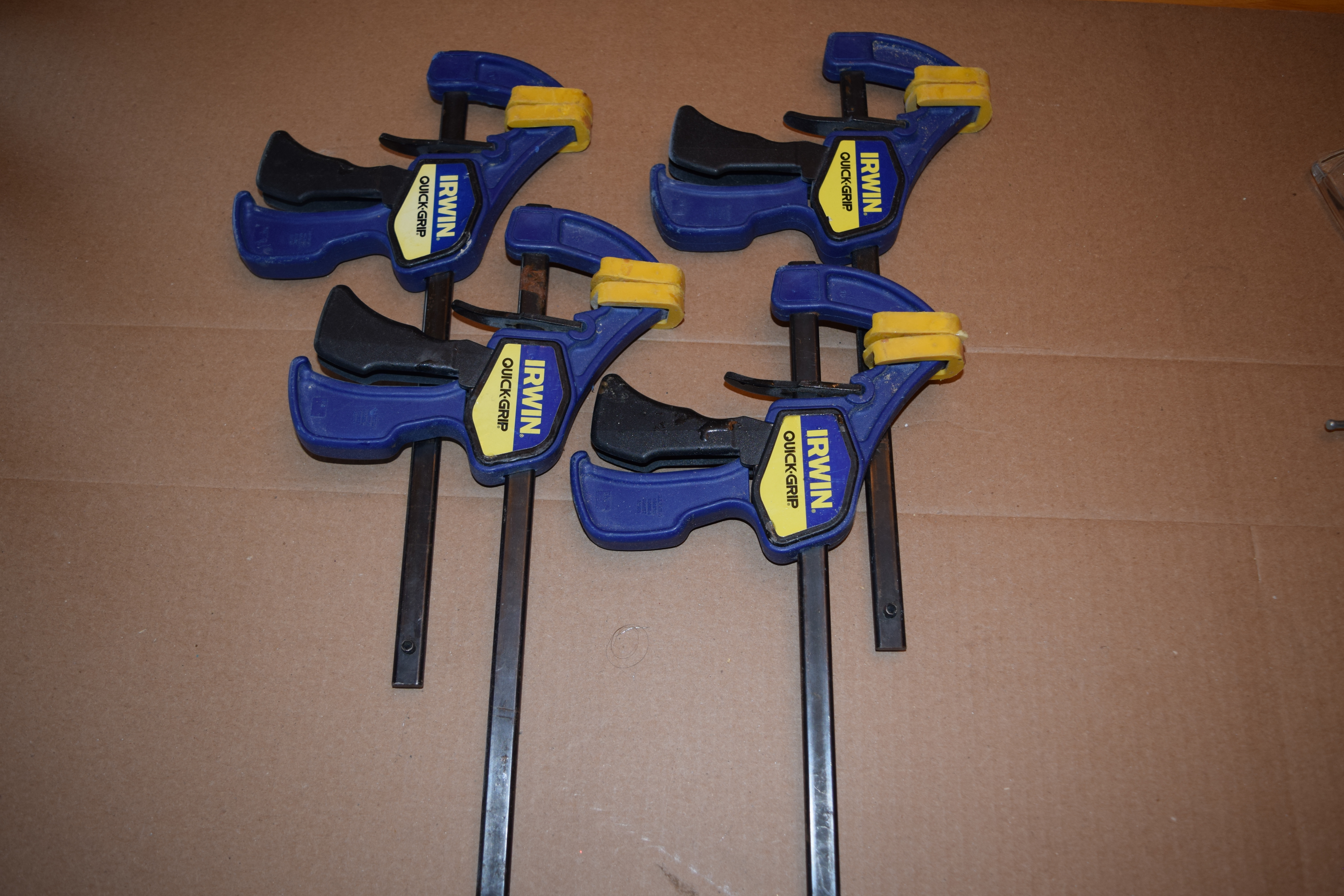 Quik-Grip Clamps (12” x4;  by Irwin)