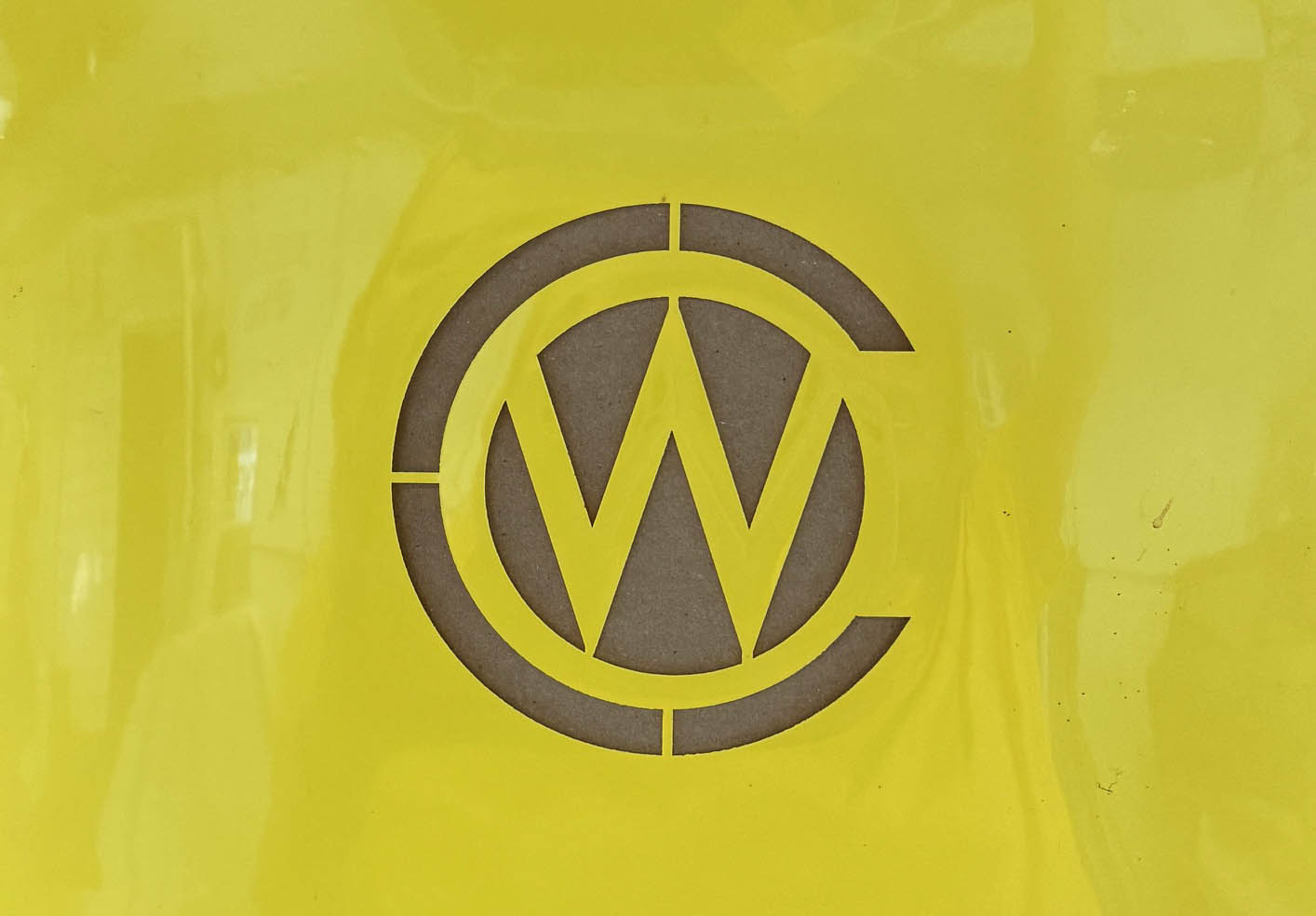 flexible yellow stencil sample cw