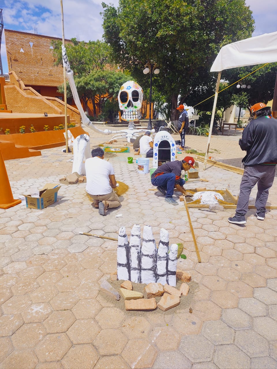 Primer concurso de tapetes de arena