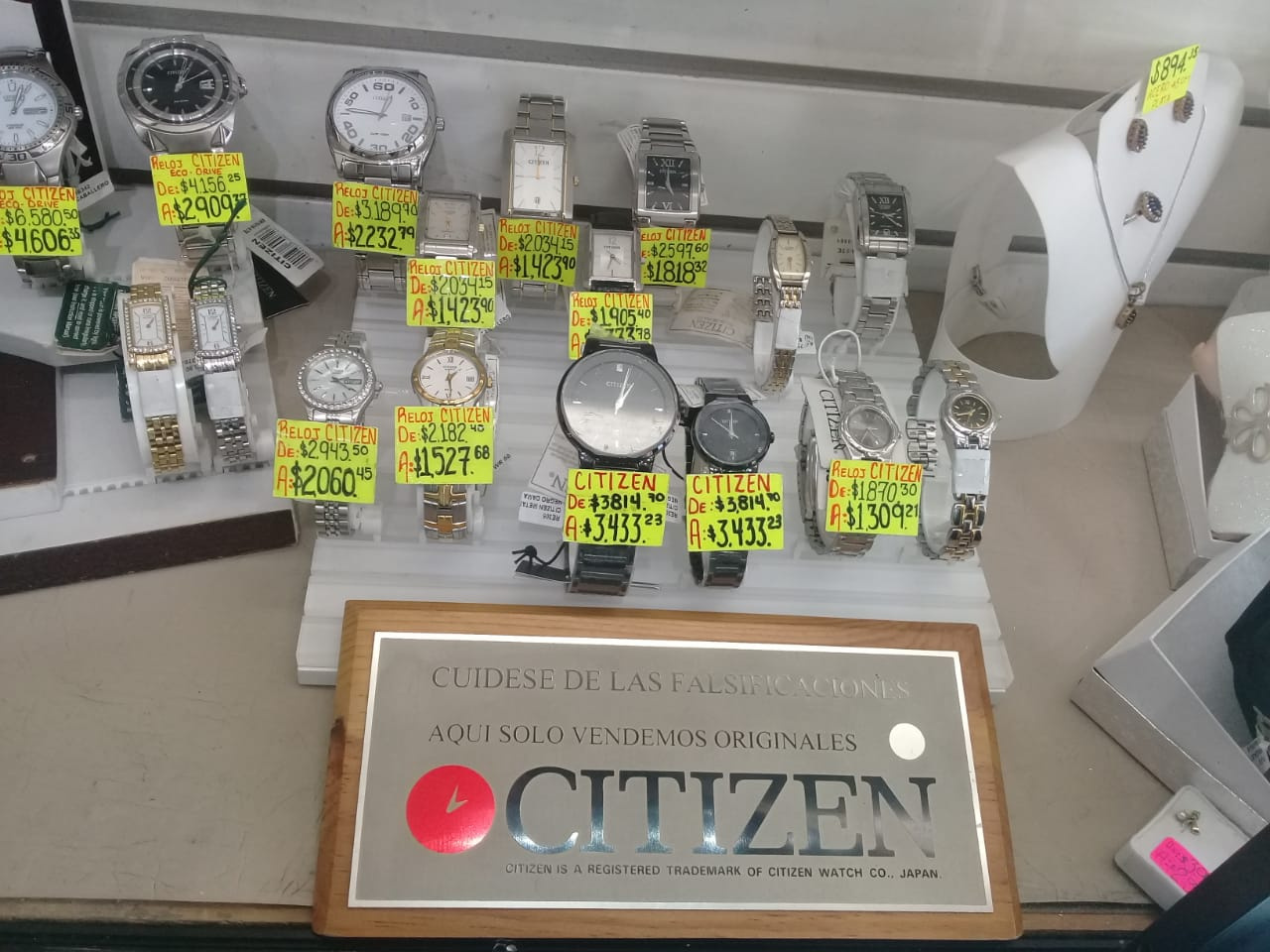 RELOJ CITIZEN PARA DAMA Y CABALLERO