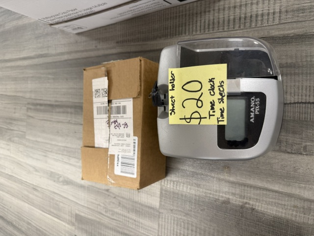 Digital Time Clock 
w/ cards & holder $20