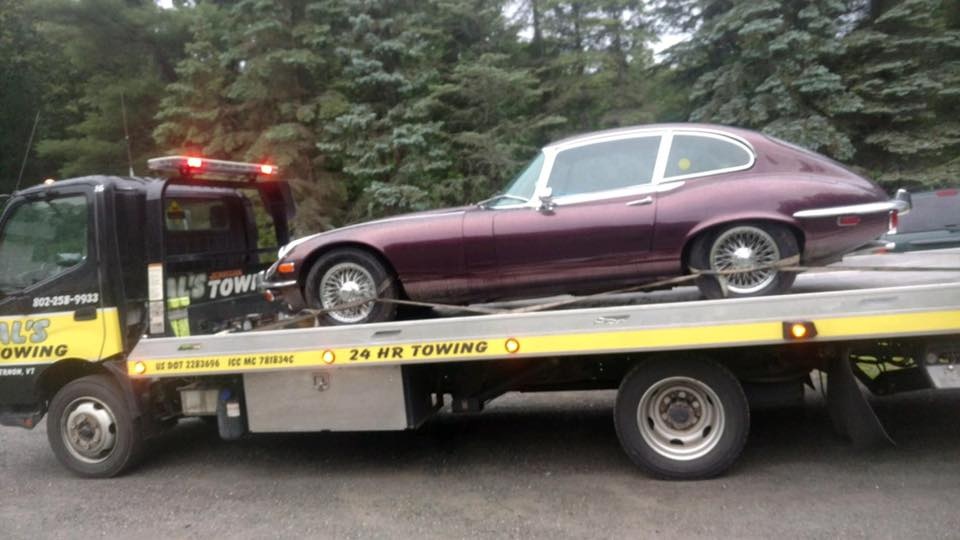Towing a collectible Jaguar to North Carolina! We'll tow both local and long distances! Call us for a quote
