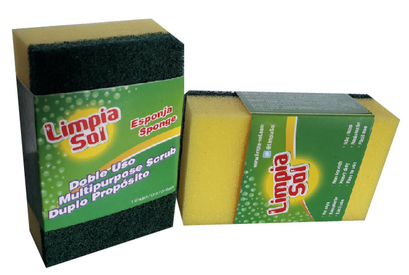 Esponja con brillo Limpia Sol 12/1
Código: 10626