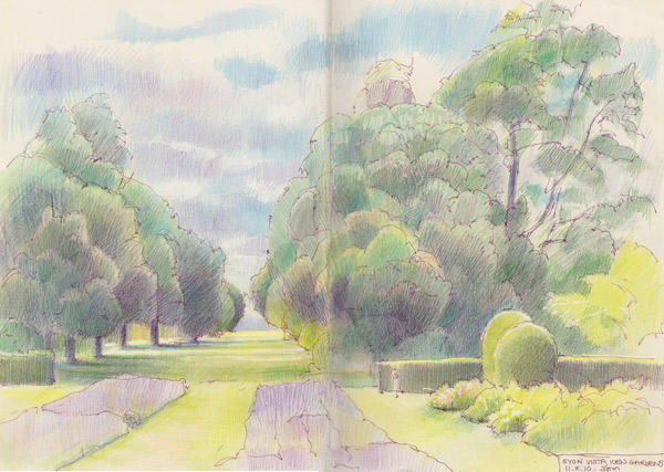 Syon Vista from the Palm House