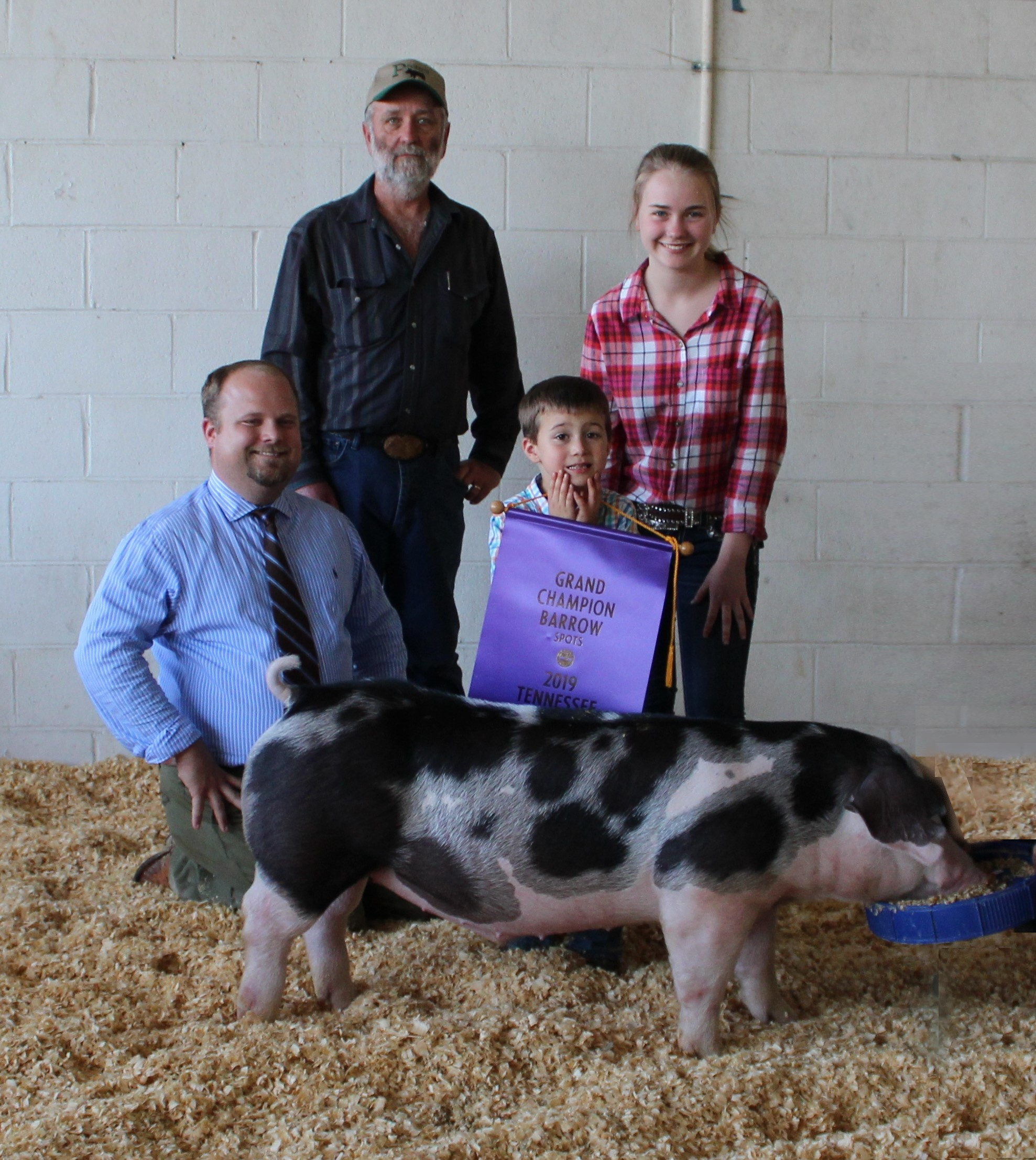Hannah Sanders
2019 Tennessee State Fair
Champion Spot Barrow