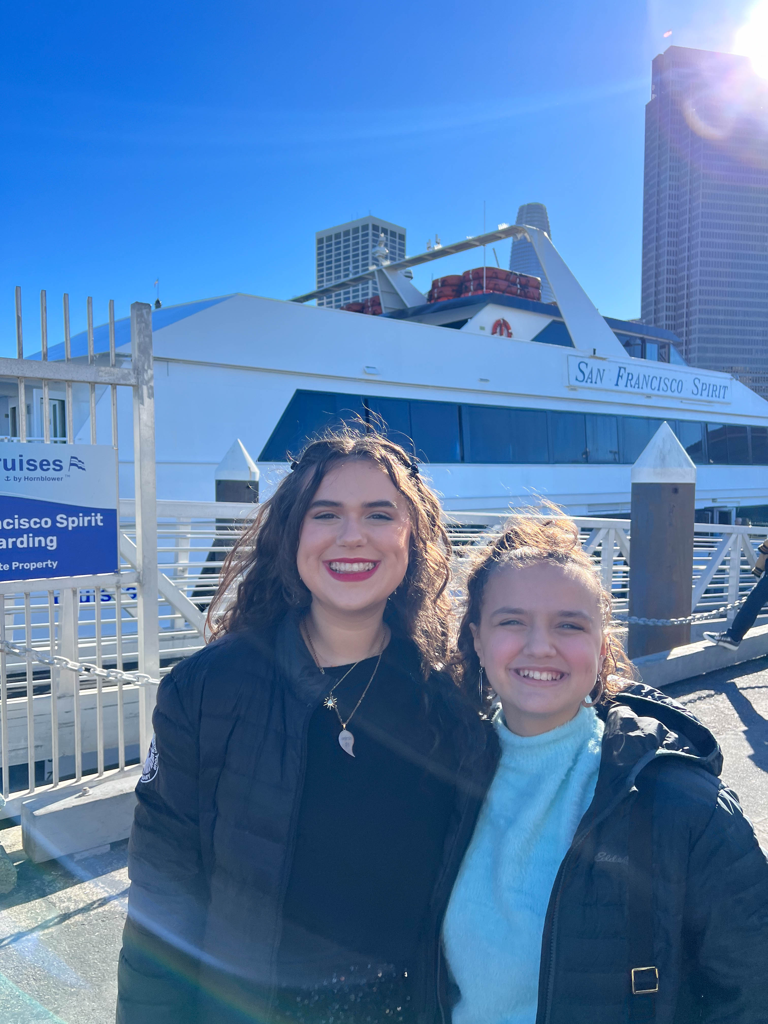 We celebrated Thanksgiving with a sightseeing cruise around the bay