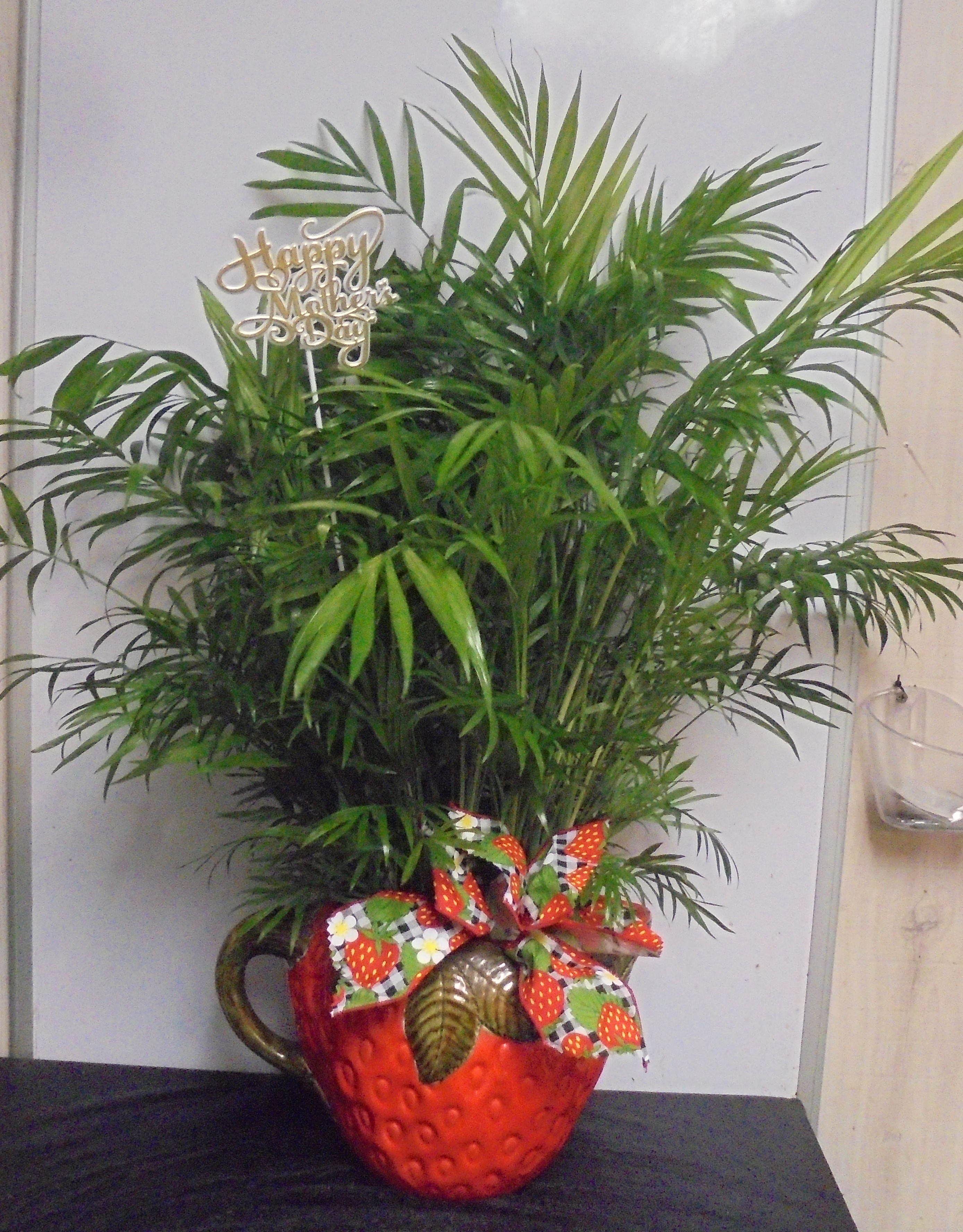 (30)  "Palm" Plant In
"Strawberry" Pitcher
$65.00
