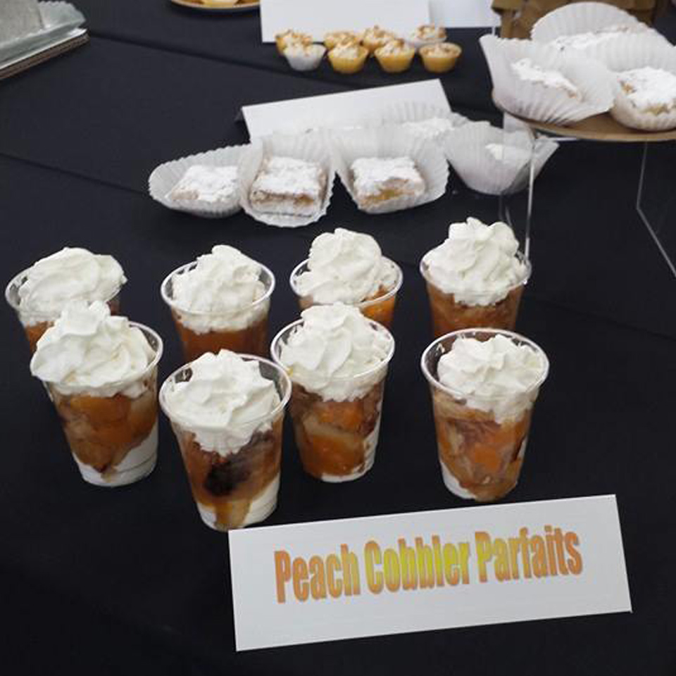 Peach Cobbler Parfaits