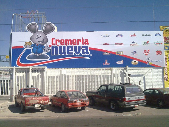 Lona impresa montada en bastidor de acero