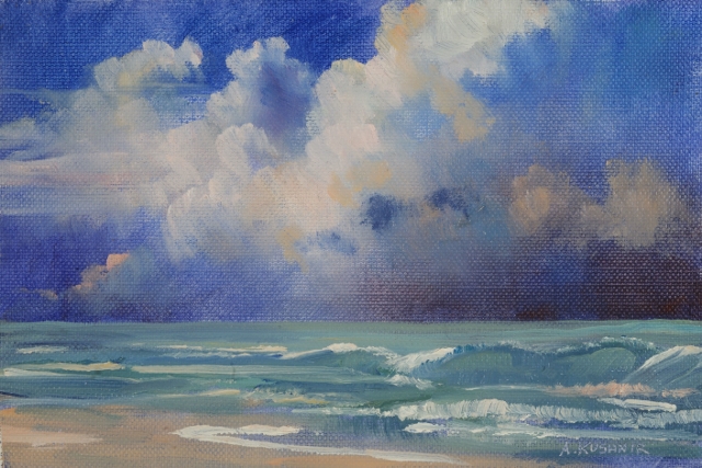 Sublime Sky, 6" x 9" Oil on Panel