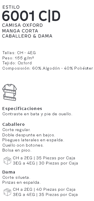 DESCRIPCION ESTILO 6001