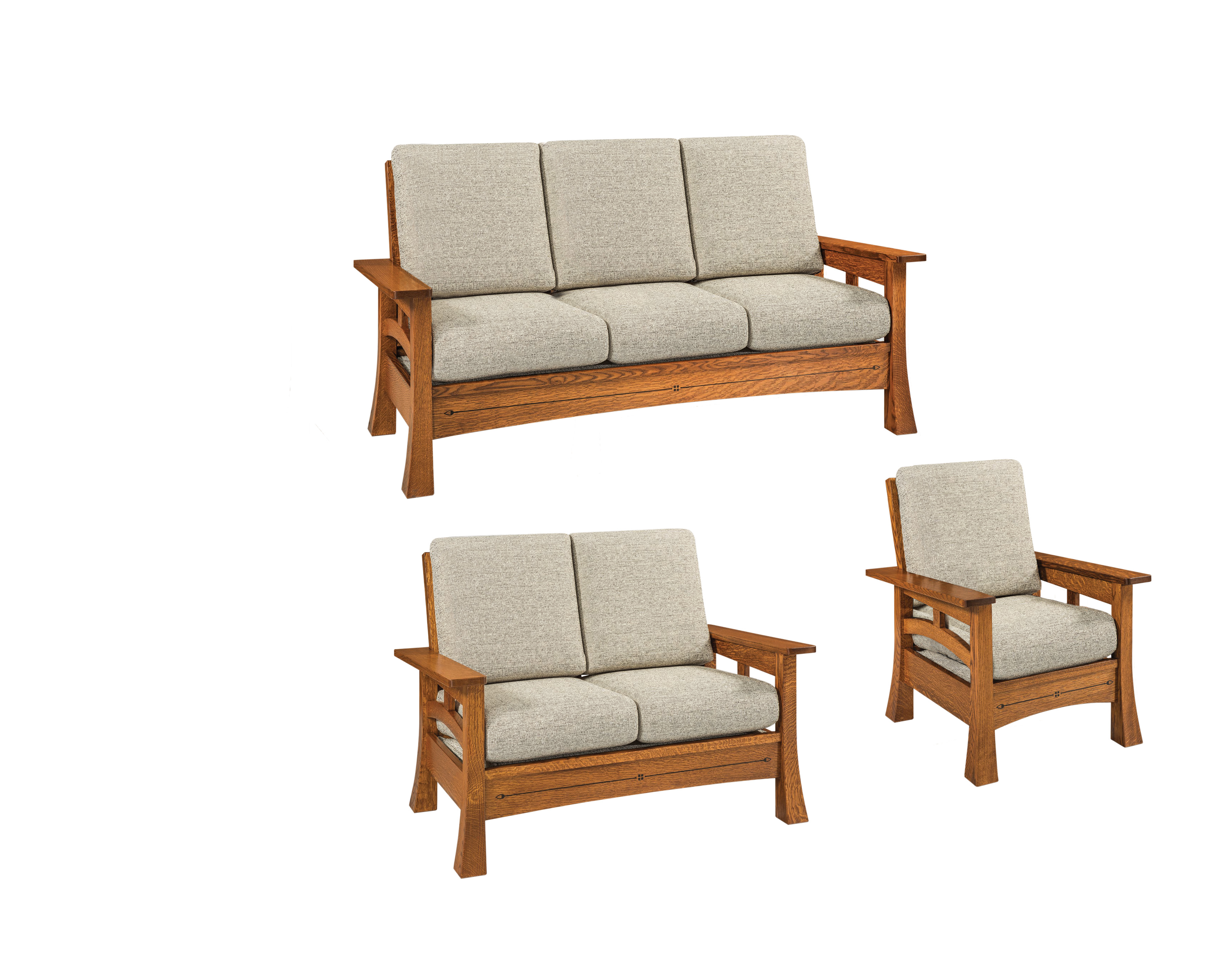 Brady Sofa, Loveseat, and Chair