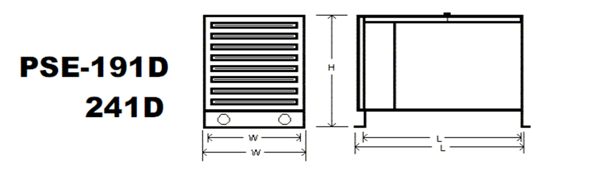 191D & 241D Specs Diagram