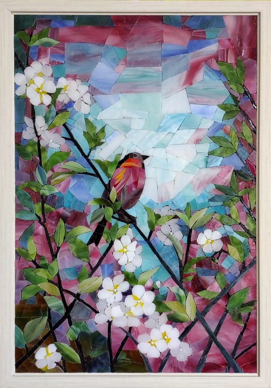 "Morning Breeze"
by Nataliya Guchenia
Glass Size - 18"H X 12"W
$1,150.00