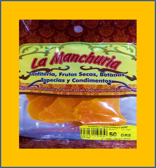 MANGO DESHIDRATADO
50 GRS
