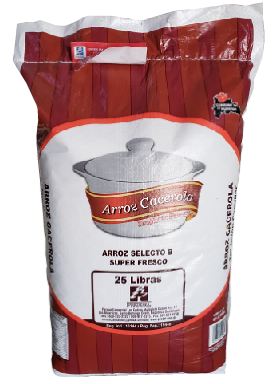 Arroz Cacerola 25 lbs
Codigo: