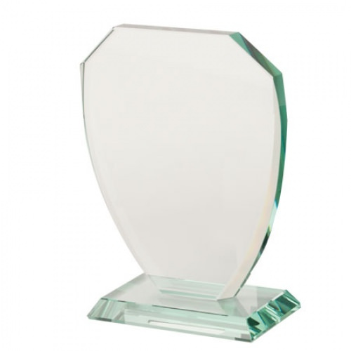 Galardón en cristal ref placa especial base en cristal.