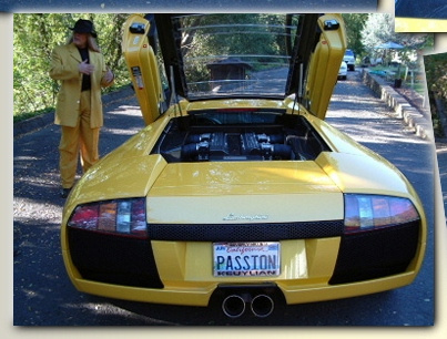 Back of Yellow Vehicle