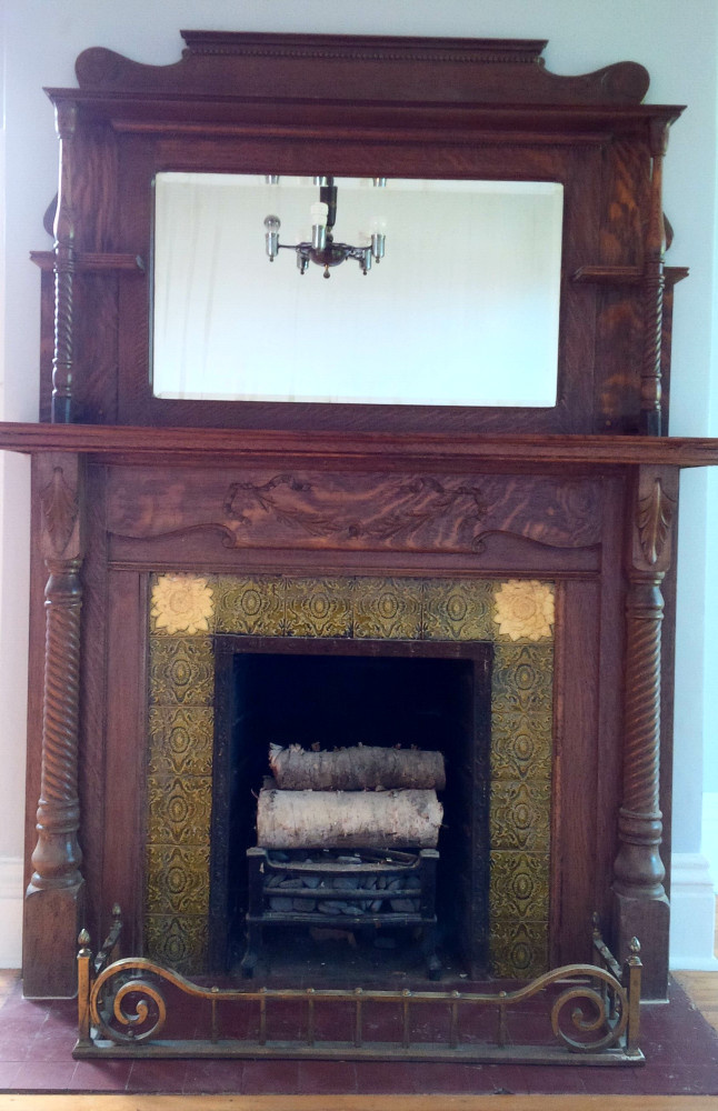 Informal Living Room Fire Place Detail