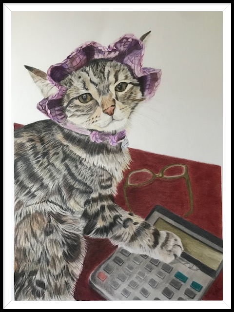 Lady Katherine Elizabeth
9" x 12"
Hot pressed watercolor