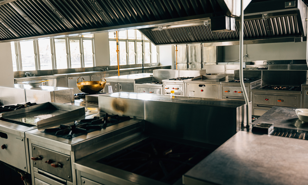 A professional kitchen A professional kitchen