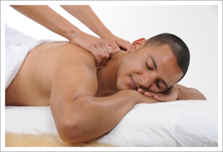 Man Getting a Massage