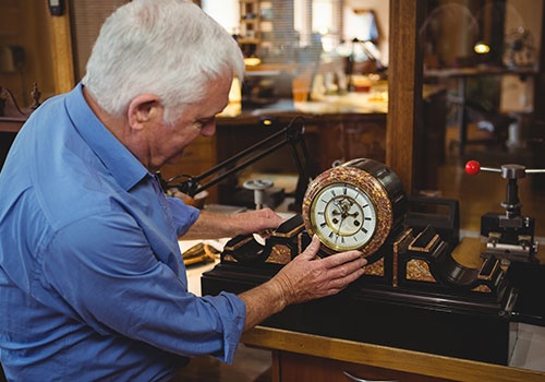 Checking a Clock in  Workshop