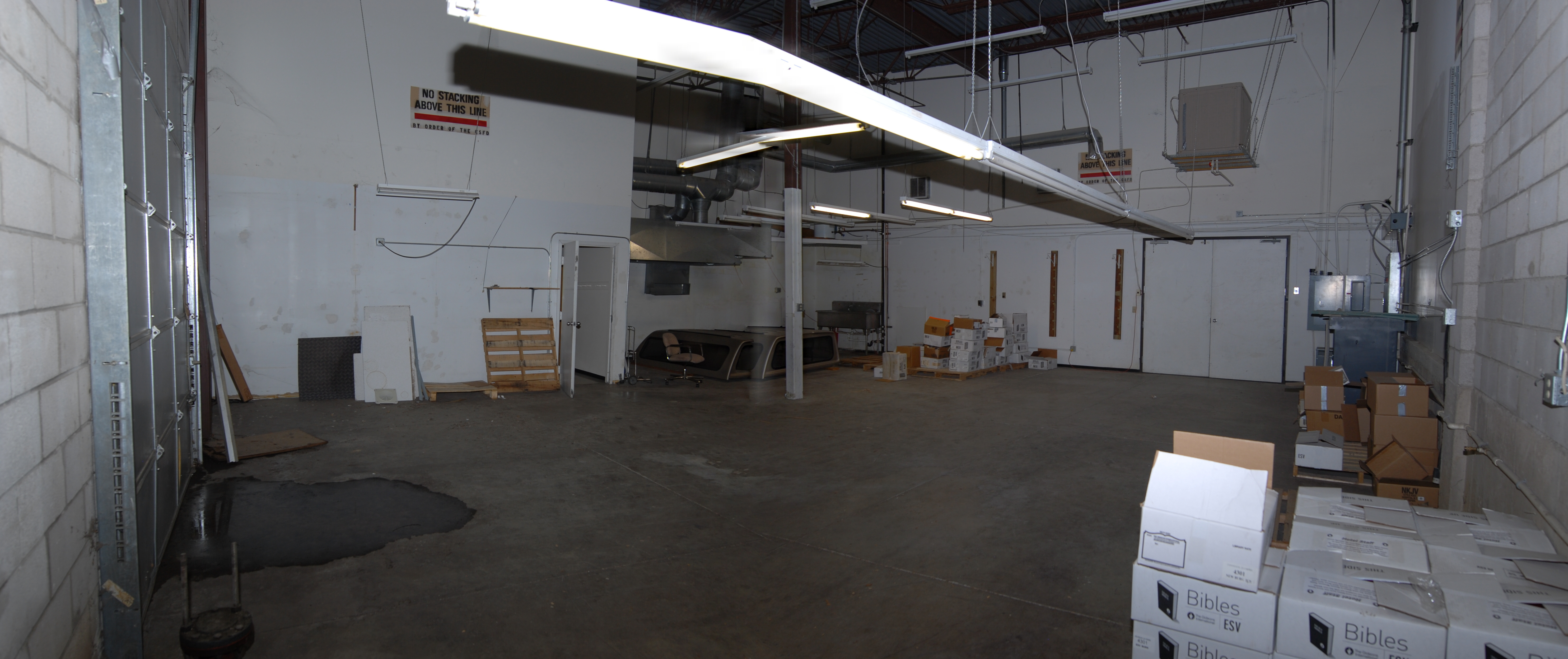 Warehouse with Drive-in Overhead Door